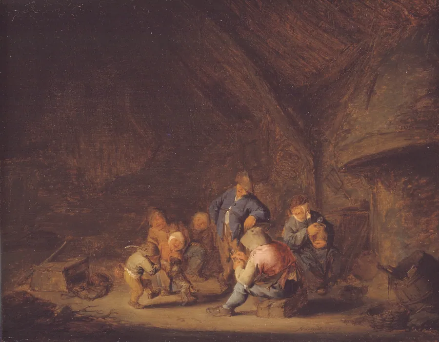 Bondestue by Adriaen van Ostade