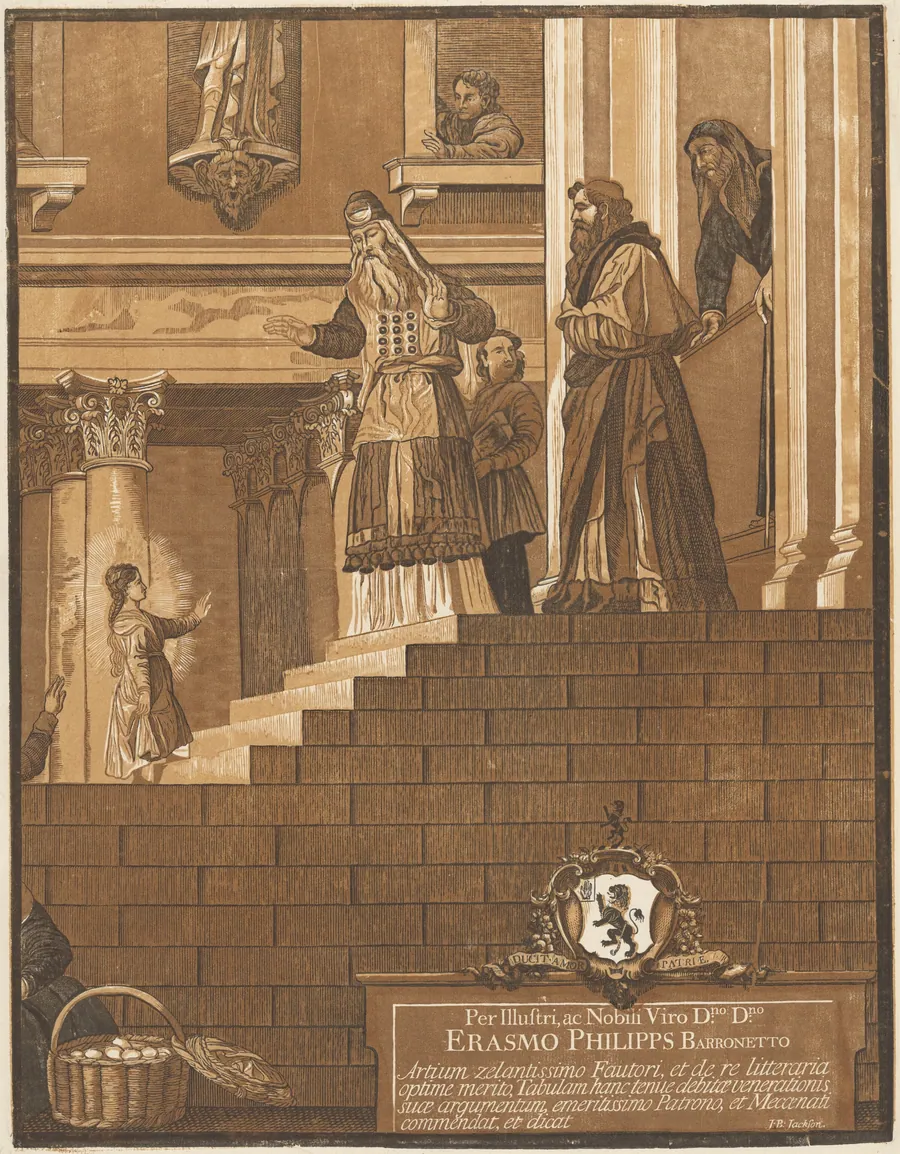 Presentation of the Virgin in the Temple (Right Panel) by John Baptist Jackson