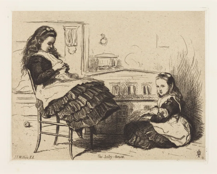 The Baby-House by John Everett Millais