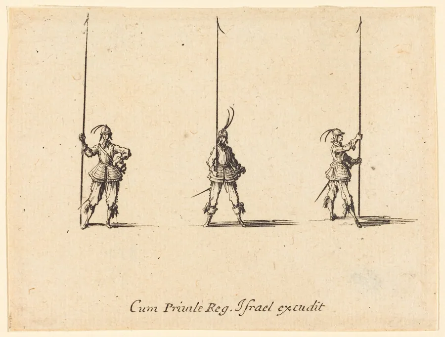 Drill with Raised Pikes by Jacques Callot