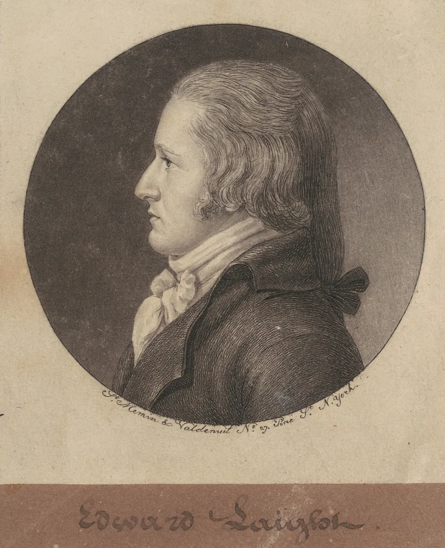 Edward William Laight by Charles B. J. Févret de Saint-Mémin