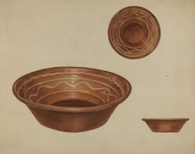 Pa. German Pie Plate