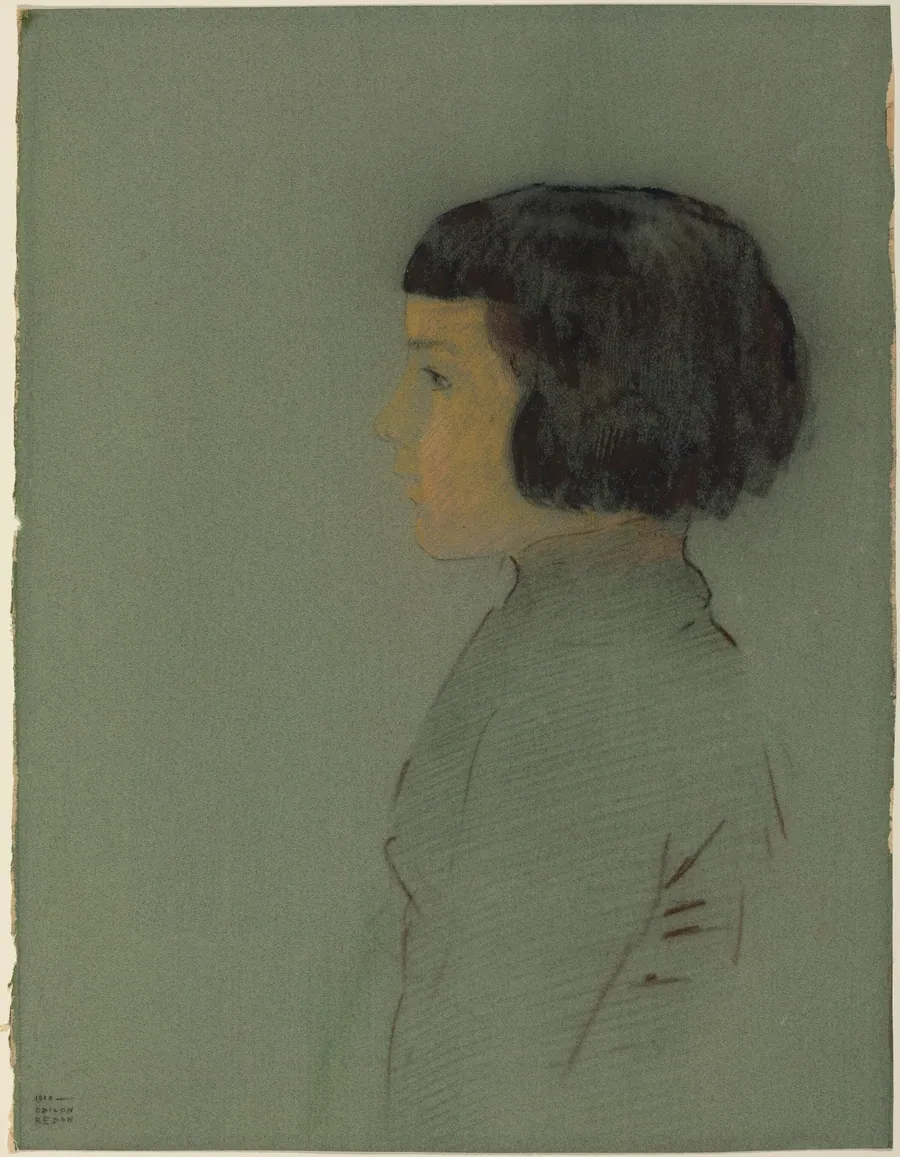 Léon Fayet (?) by Odilon Redon