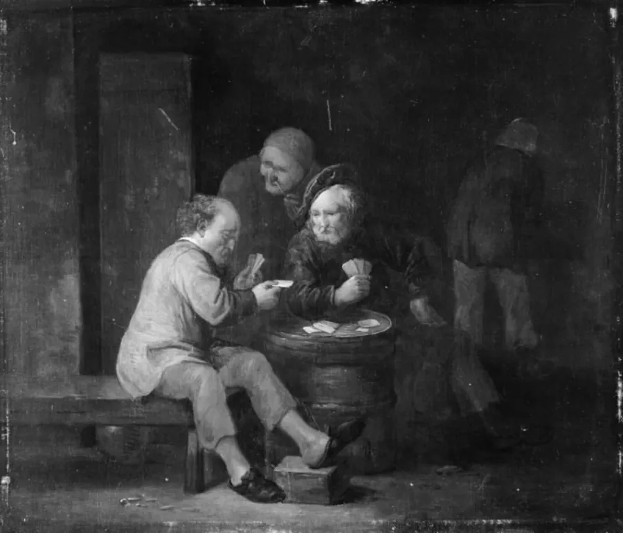Kortspillere by August Querfurt
