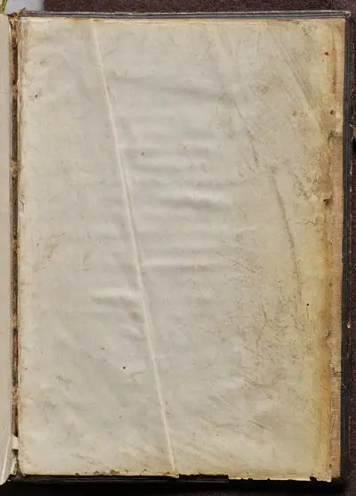 Hours of Charles the Noble, King of Navarre (1361-1425), Blank Fly Leaf
