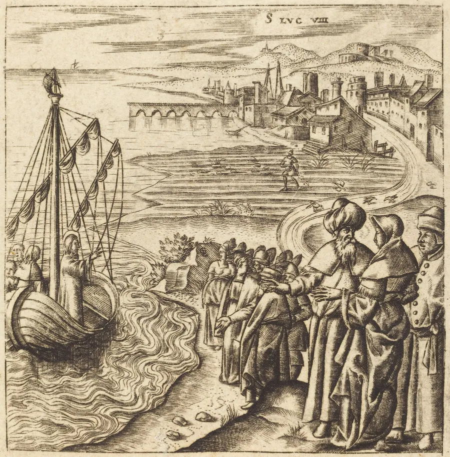 Christ on the Lake by Léonard Gaultier