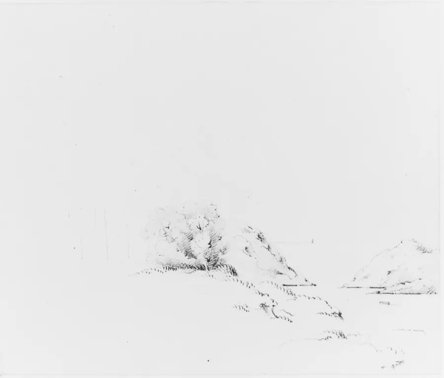 Landscape and Coastal Study (from Sketchbook) by John William Casilear