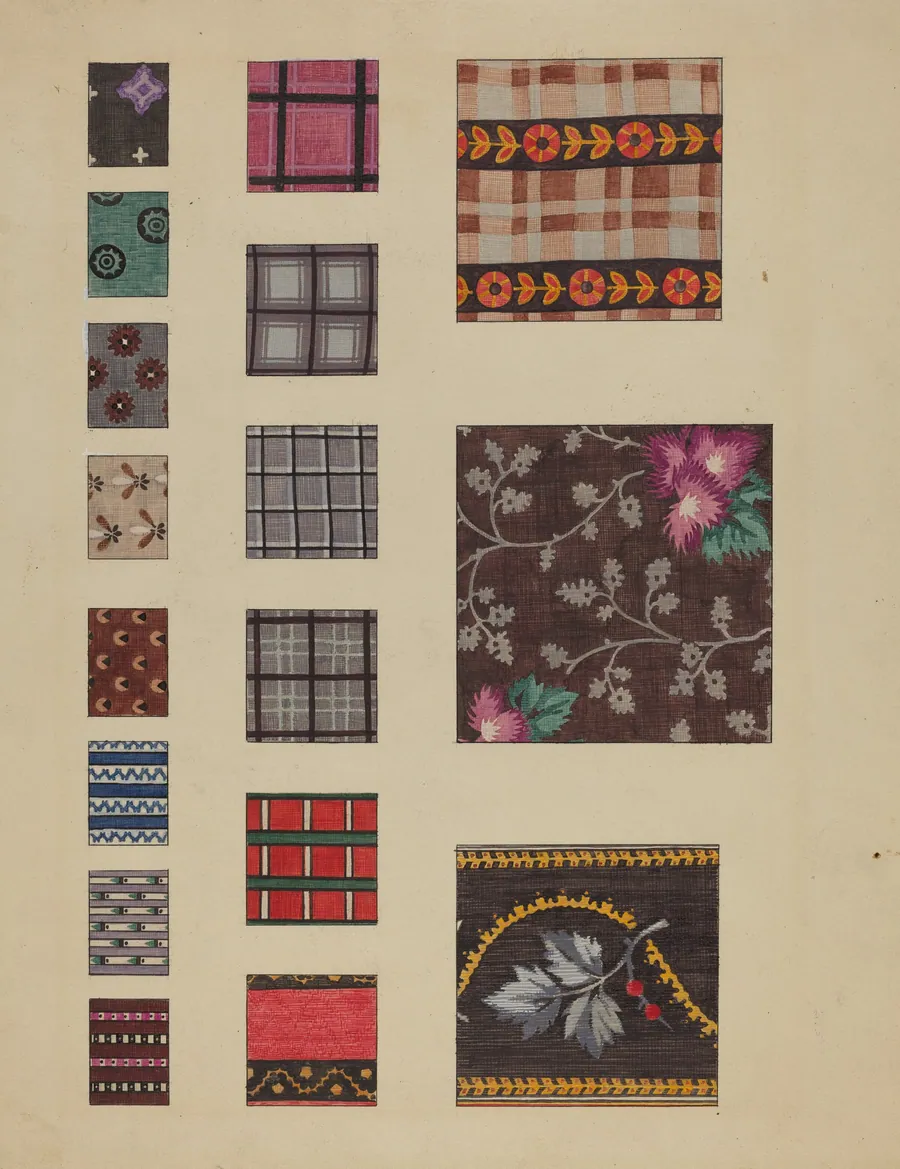 Printed Delaines by Millia Davenport