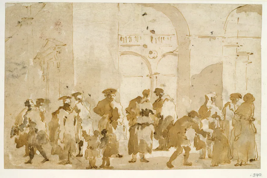 Figure Studies by Francesco Guardi