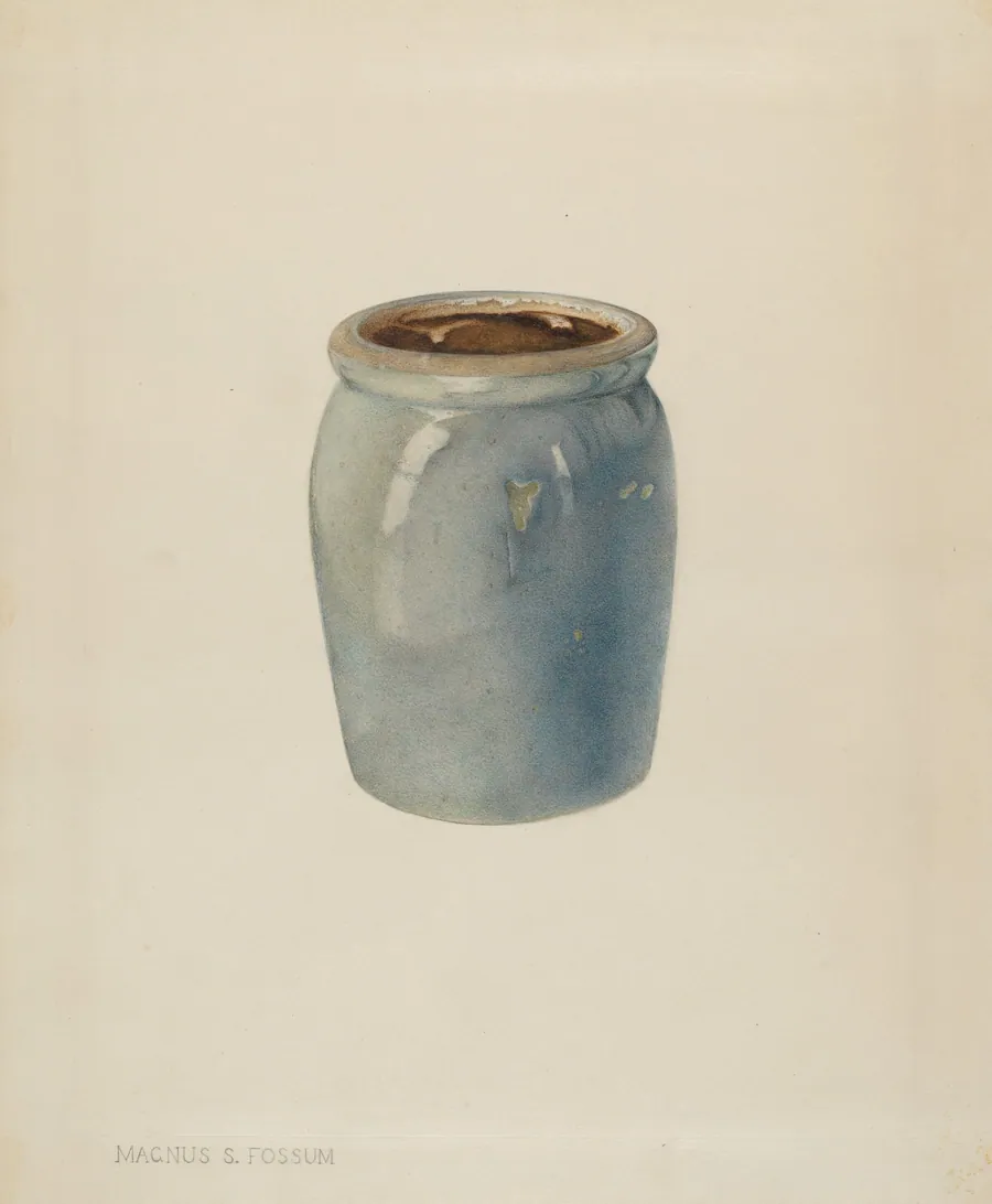 Pottery Jam Jar by Magnus S. Fossum