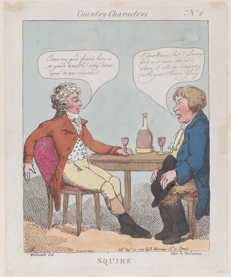 Squire by Thomas Rowlandson