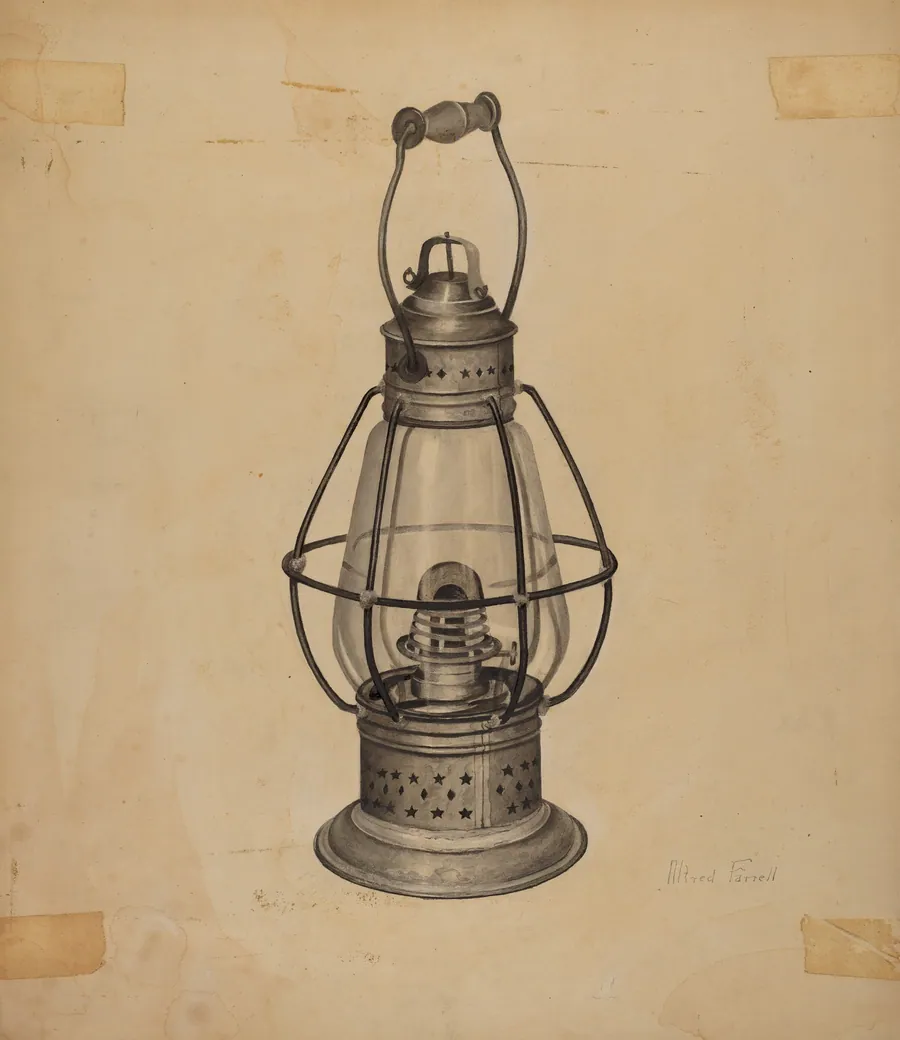 Coal Oil Lantern by Alfred Farrell