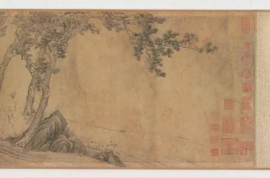 The Lotus Society by Traditionally attributed to Li Gonglin (傳)李公麟 (ca. 1049-1106)