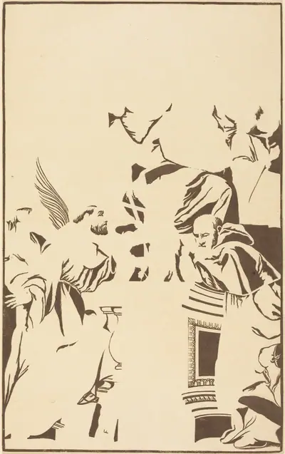 Holy Family and Four Saints