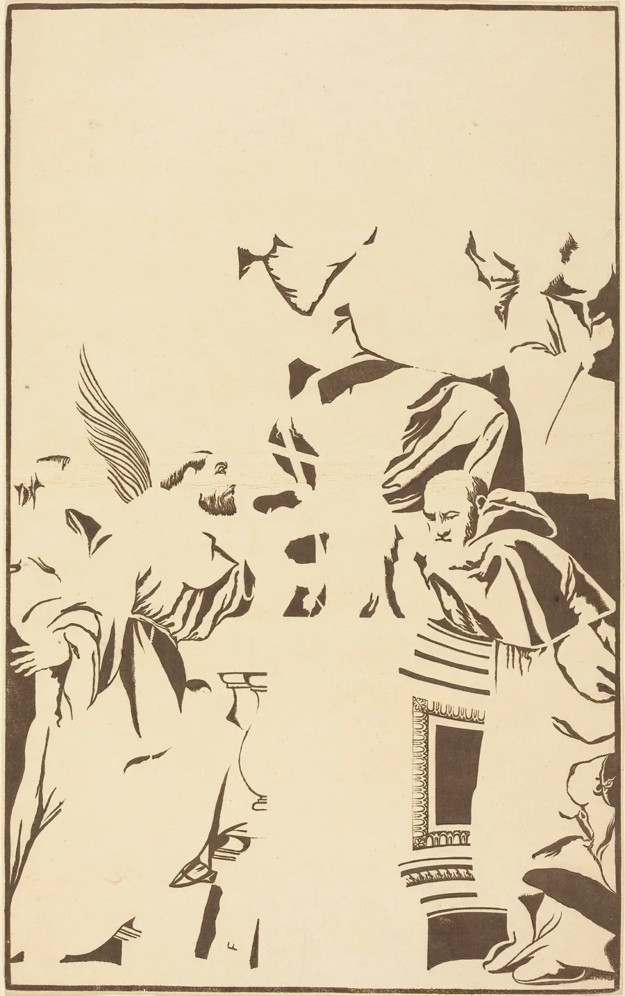 Holy Family and Four Saints by John Baptist Jackson