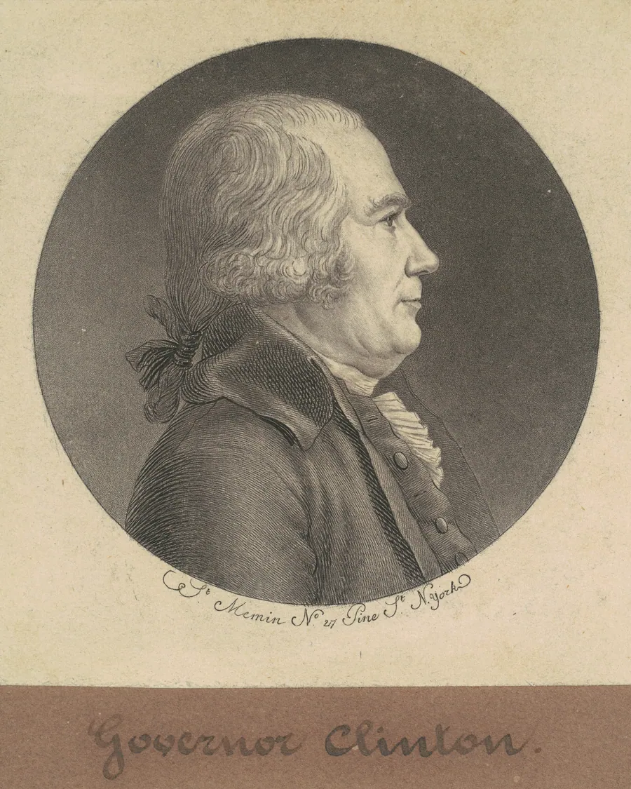 George Clinton by Charles B. J. Févret de Saint-Mémin