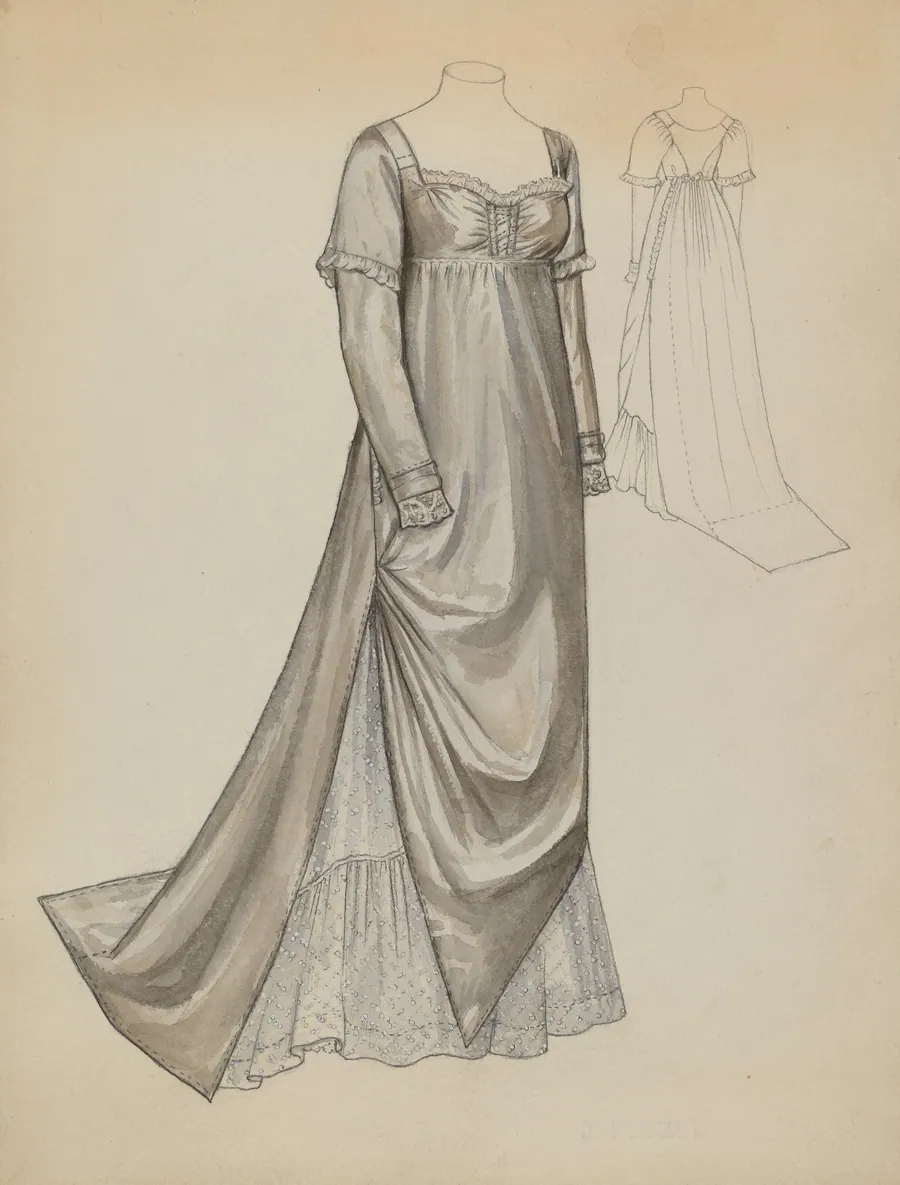 Quaker Dress by Jean Peszel