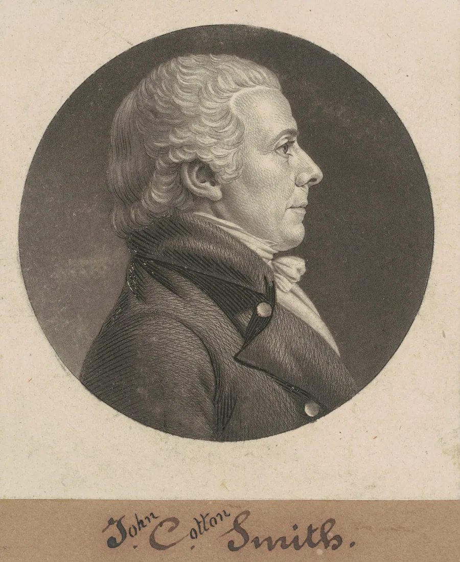 John Cotton Smith by Charles B. J. Févret de Saint-Mémin