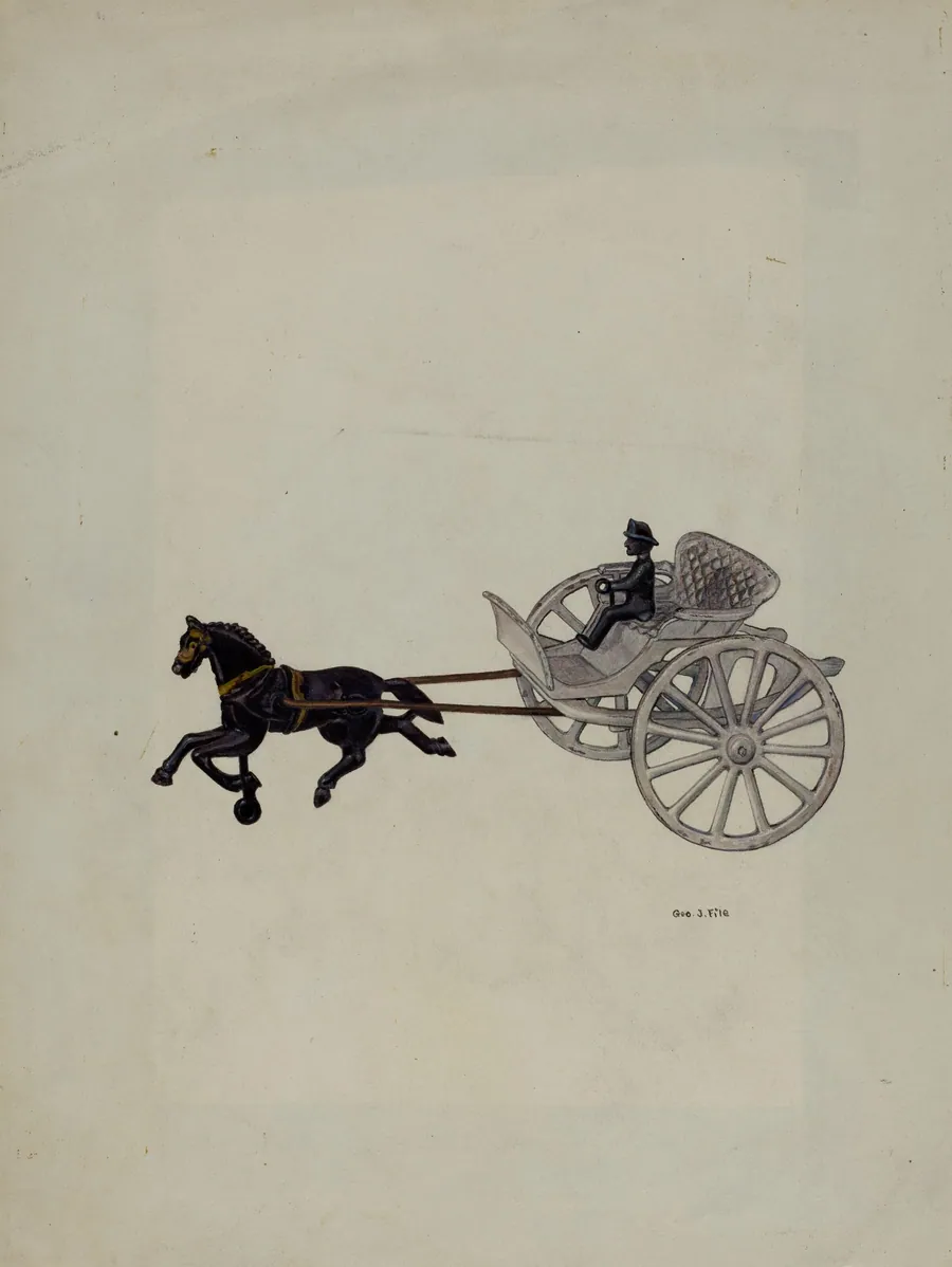 Trotter and Gig Iron Toy by George File