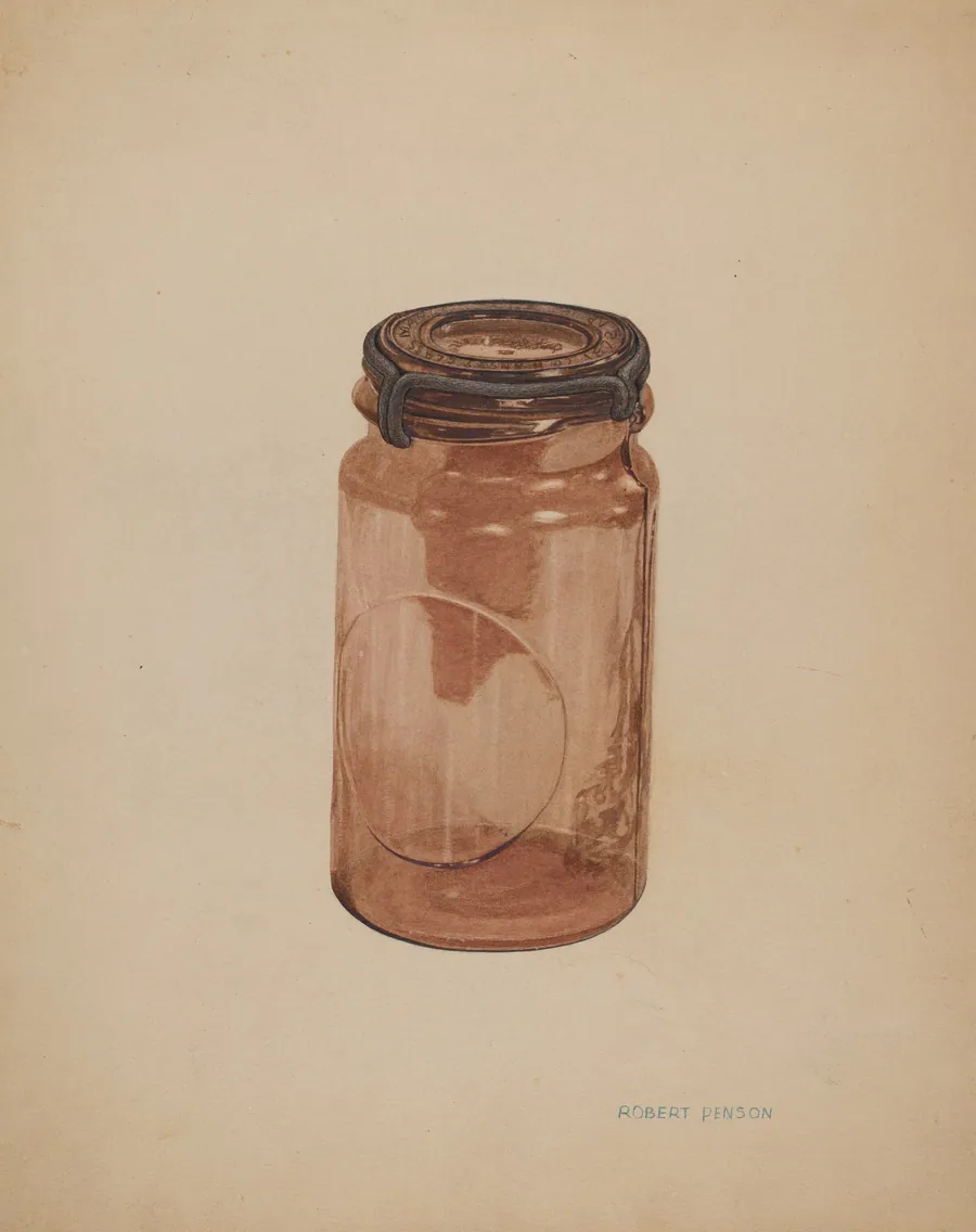 Glass Fruit Jar by Robert Penson