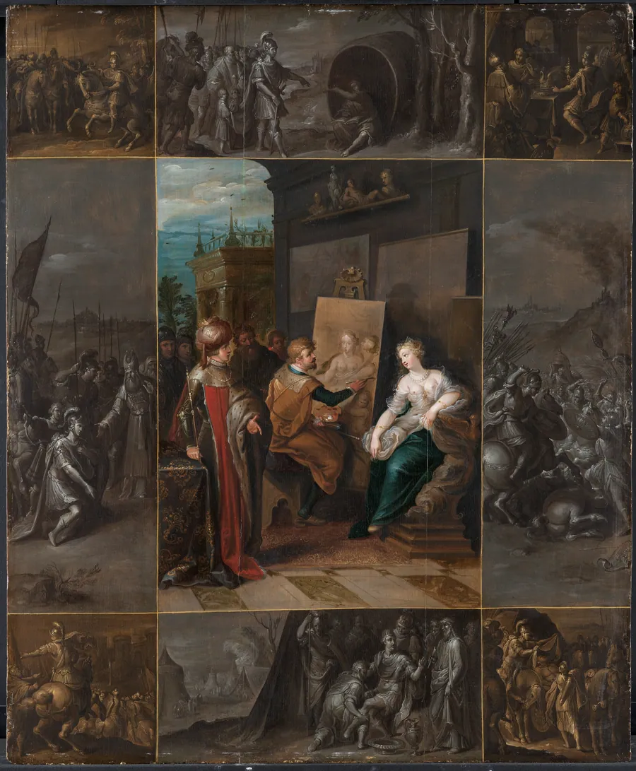 Apelles maler Campaspe by Frans Francken (II)