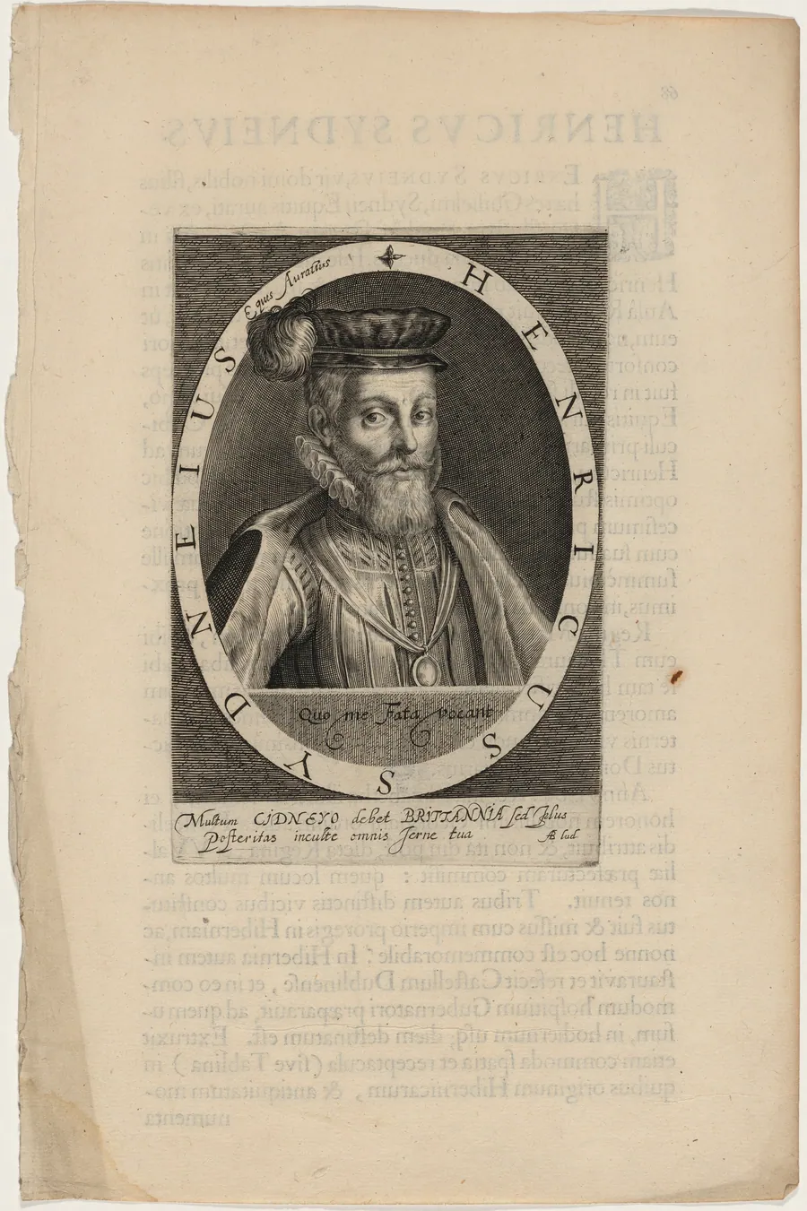 Sir Henry Sidney, Lord Deputy of Ireland by Willem de Passe