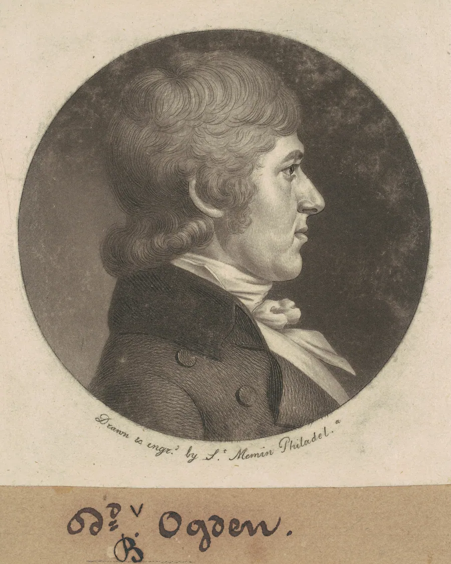 David Bayard Ogden by Charles B. J. Févret de Saint-Mémin