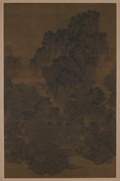 Clearing skies over Mount Hua 華嶽睛嵐圖