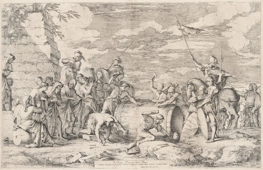 The Death of Atilius Regulus by Salvator Rosa