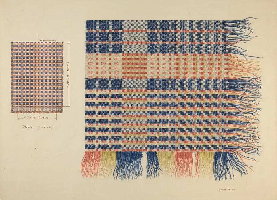 Zoar Coverlet by Ralph Russell