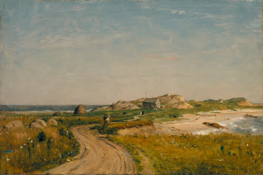 Seconnet Point, Rhode Island by Worthington Whittredge, born Springfield, OH 1820-died Summit, NJ 1910