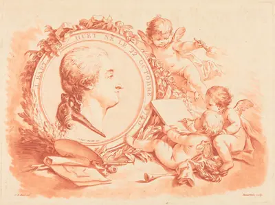 Allegorical Portrait of Jean-Baptiste Hüet