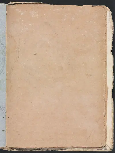 Verona Sketchbook: Indecipherable form (page 97)