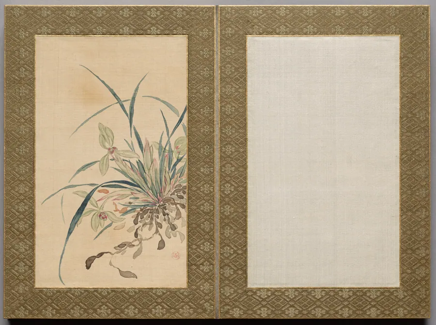 Painting from Flowers and Grasses by Tsubaki Chinzan
