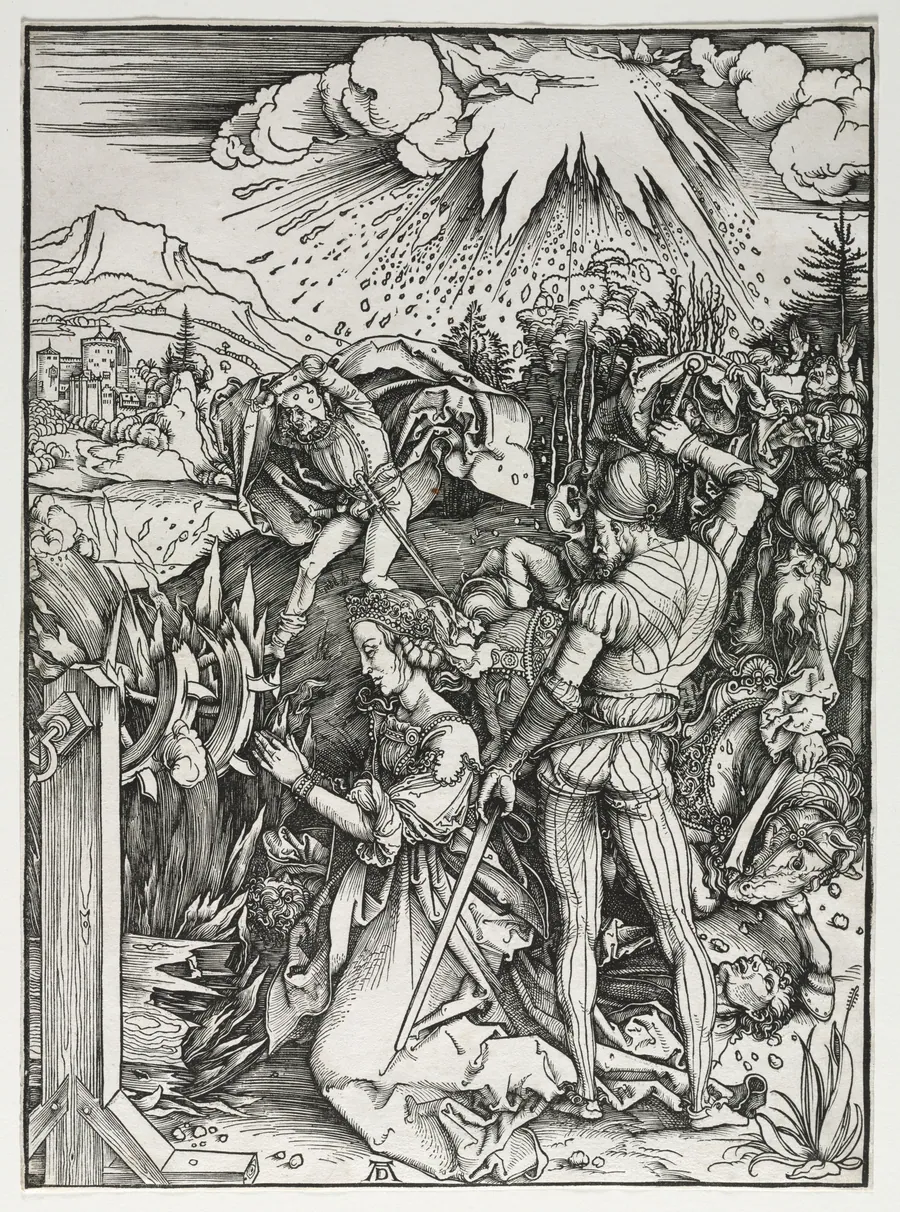 The Martyrdom of Saint Catherine of Alexandria by Albrecht Dürer
