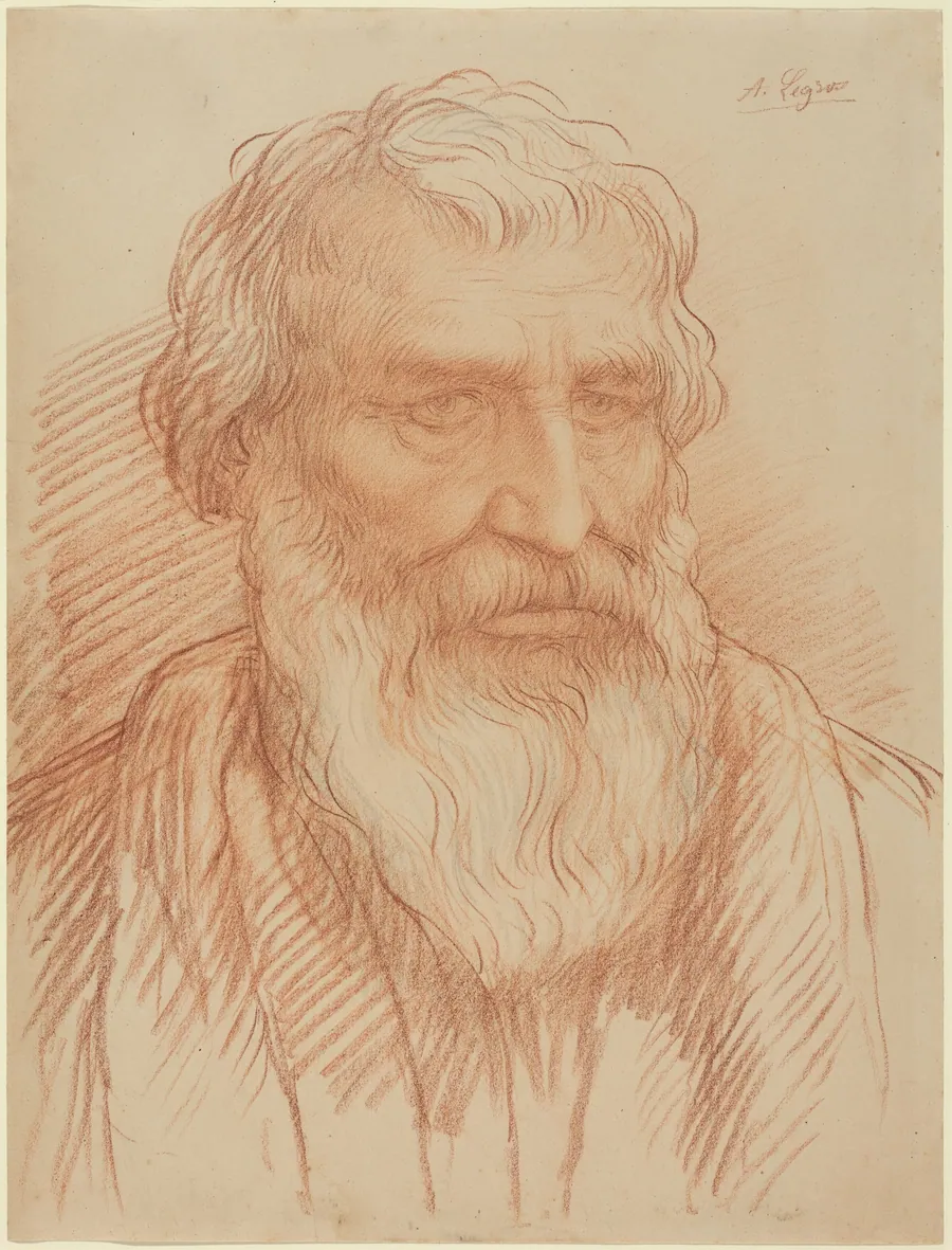 Study of a Head by Alphonse Legros