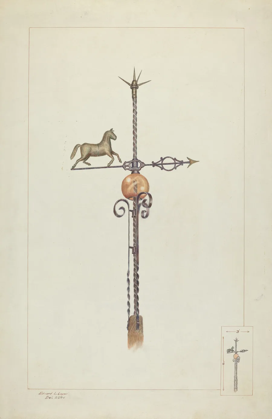 Weather Vane by Edward L. Loper