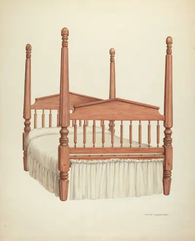 Zoar Four-Post Bed