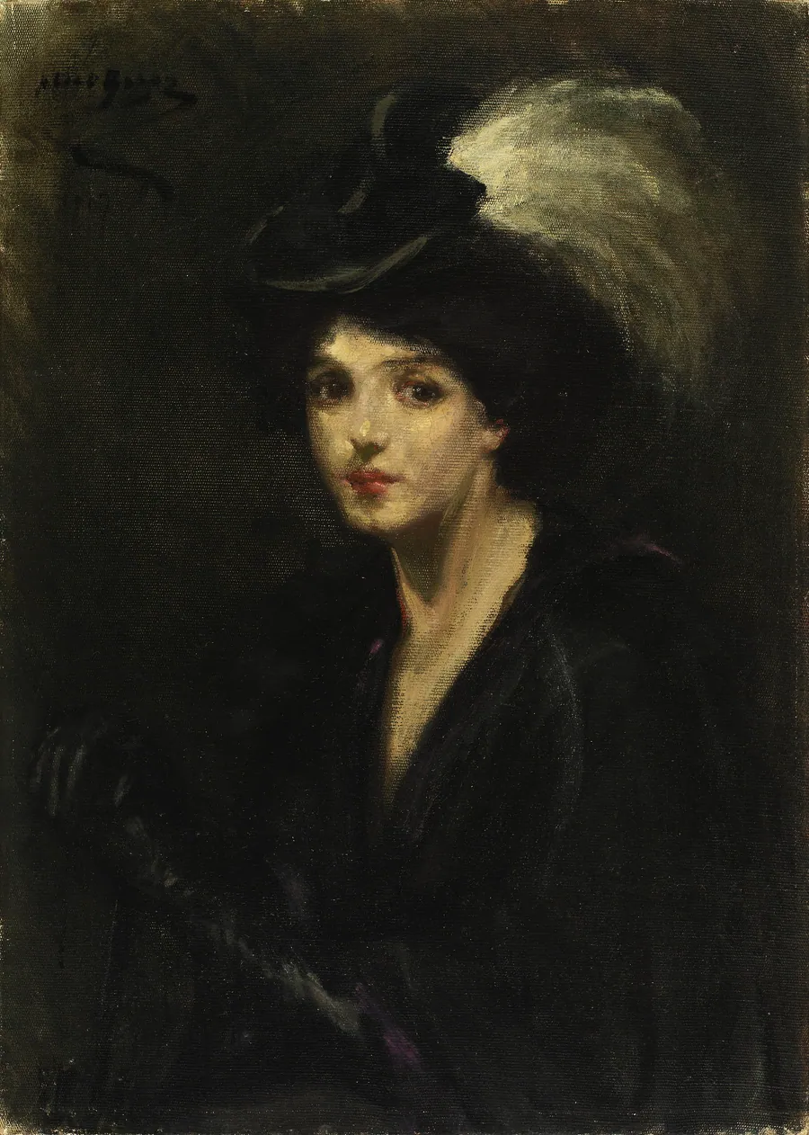 White Paradise by Alice Pike Barney, born Cincinnati, OH 1857-died Los Angeles, CA 1931
