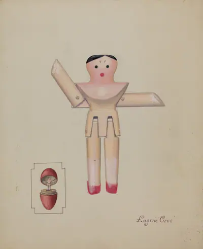 Doll in the "Thimble Holder"