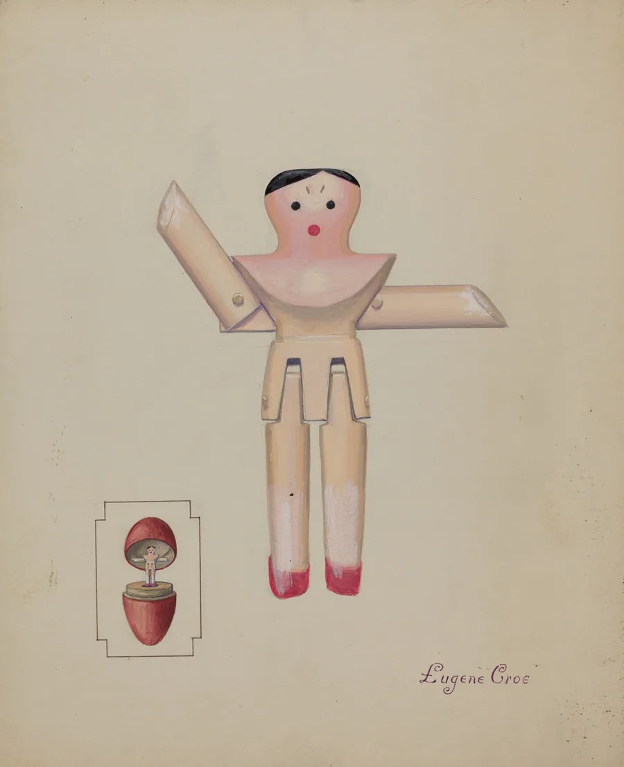 Doll in the "Thimble Holder" by Eugene Croe