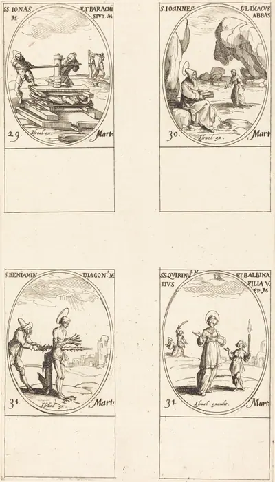 Sts. Jonas & Barachisius; St. John Climacus, Abbot; St. Benjamin; Sts. Quirinus & Bal