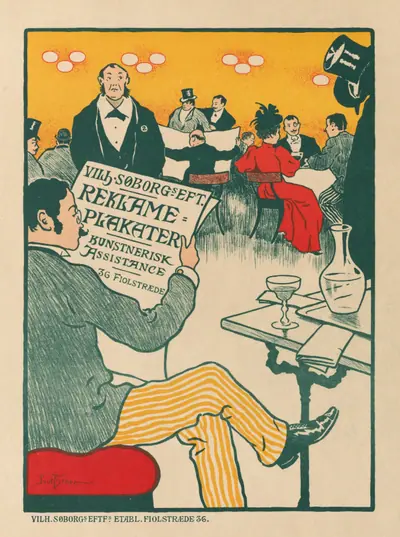 Masters of the Poster: Poster for Exhibition of Artistic Posters of Wilhelm Söborg