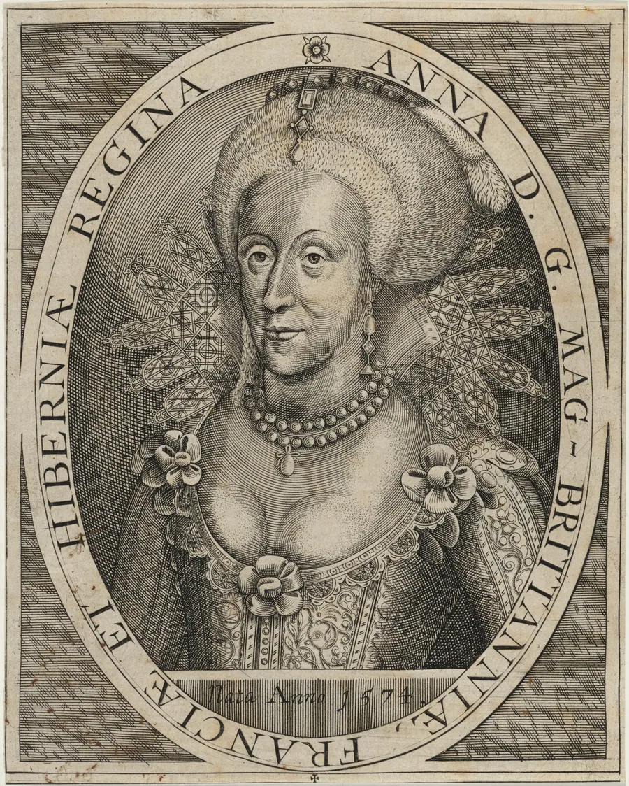 Anne of Denmark, Queen of James I by Unknown 19th Century