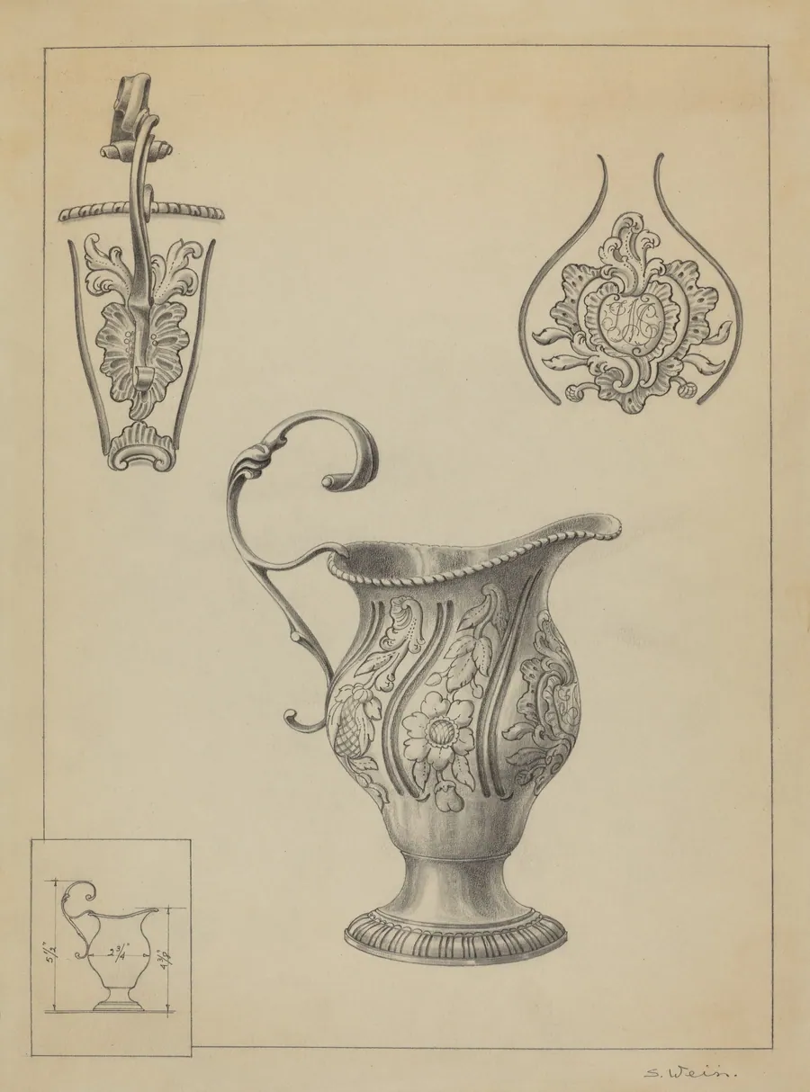 Silver Creamer by Simon Weiss
