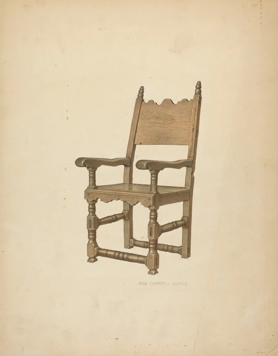 Sacristy Chair by Rose Campbell-Gerke