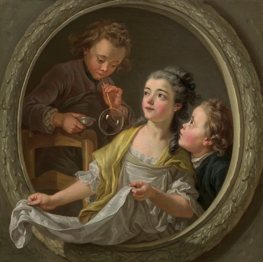 Soap Bubbles by Charles Amédée Philippe Van Loo
