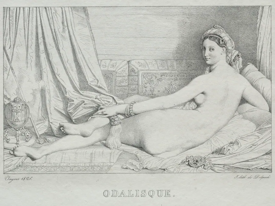 Odalisque by Jean-Auguste-Dominique Ingres