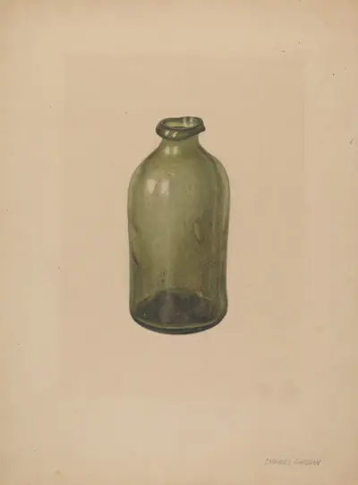 Shoe Blacking Bottle