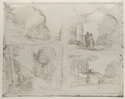 The Garden of Pericles; The Painter's Lane; Scrawl; The Large Woodcutter; The Tower of Henry VIII